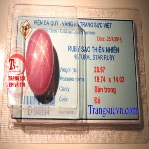 Ruby sao việt nam