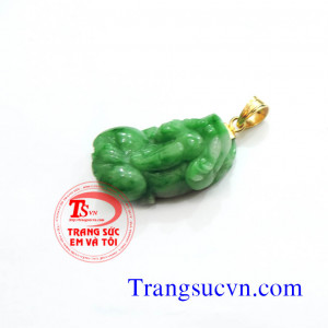 Mặt dây tỳ hưu móc vàng