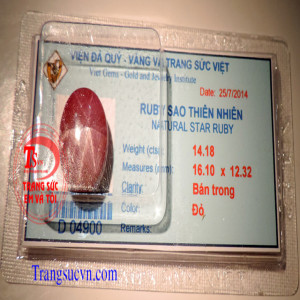 Ruby sao tự nhiên