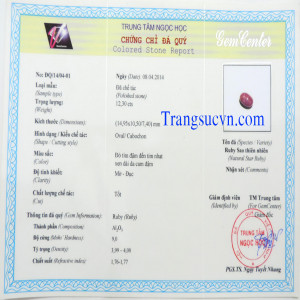 Ruby sao tự nhiên