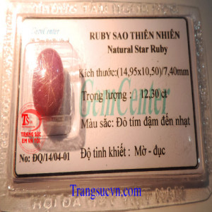 Ruby sao tự nhiên