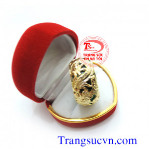 Nhẫn nam rồng cẩm thạch