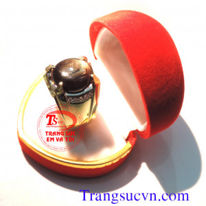 Nhẫn nam saphir sao hộ mệnh