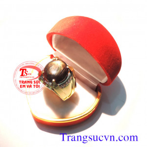 Nhẫn nam saphir sao hộ mệnh