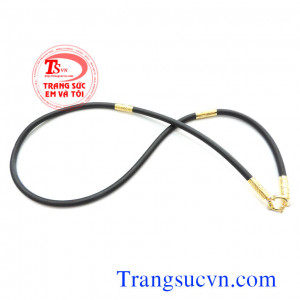 Dây cao su chạm rồng vàng