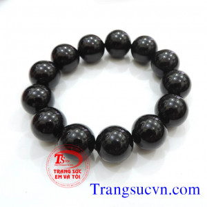 Vòng mã não đen to