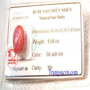 Ruby sao thiên nhiên,Ruby sao tự nhiên,natural star ruby,ruby sao thien nhien,ruby sao luc yen,ruby sao dep,ruby sao 6 canh,ruby viet nam,ruby ep vi kiểm định,hong ngoc,hồng ngọc sao,ruby yên bái,ruby nghệ an,ruby quỳ hợp,ruby quy chau,ruby