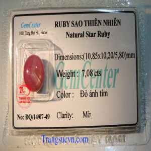 Ruby sao,thiên nhiên,mịn thiên nhiên,Natural, Star ruby vietnam,Ruby sao nhiên,Ruby tự nhiên,natural star ruby,ruby thien nhien,ruby luc yen,ruby dep,ruby 6 canh,ruby viet nam,ruby ep vi kiểm định,hong ngoc,hồng ngọc sao,ruby yên bái,ruby nghệ an,ruby quỳ