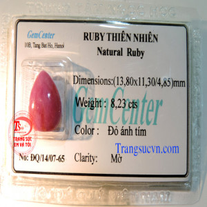 Ruby thiên nhiên