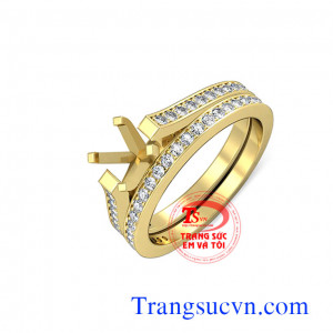 Vỏ nhẫn kim cương đẹp