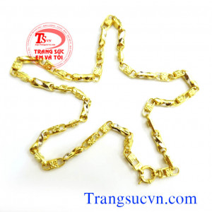 Dây chuyền nam vàng tây 10k