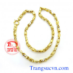 Dây chuyền nam vàng tây 10k