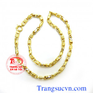 Dây chuyền nam vàng tây 10k