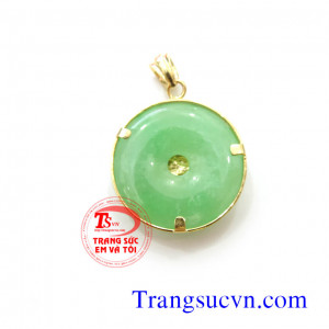 Mặt rồng ngọc vàng 10k