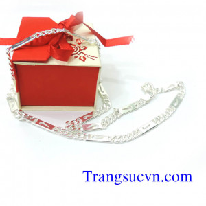 Dây chuyền bạc chất lượng. Sản phẩm dây chuyền bạc ta cao cấp kiểu dáng trẻ trung hiện đại, mẫu mã đa dạng.
