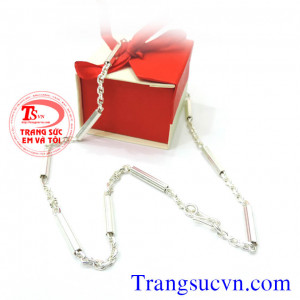 Dây chuyền bạc hình côn đẹp
