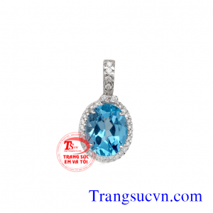 Mặt đá Topaz Mặt dây