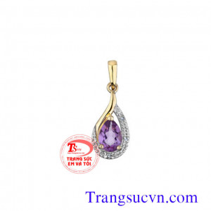 Mặt dây thạch anh tím