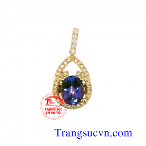 Mặt dây đá saphir