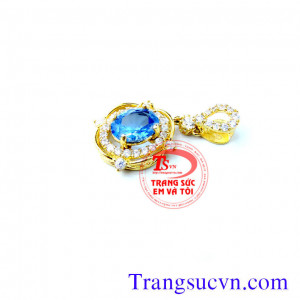 Mặt dây chuyền topaz