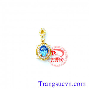 Mặt dây chuyền topaz