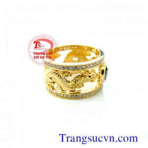 Nhẫn rồng vàng đẹp tuyệt