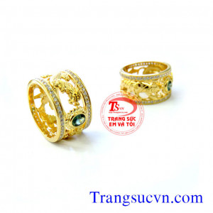 Nhẫn rồng vàng đẹp tuyệt