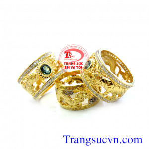 Nhẫn rồng vàng đẹp tuyệt