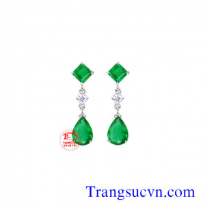 Vòng tai Emerald