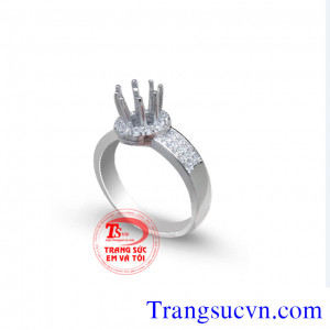 Vỏ nhẫn Diamond đẹp Bán Vỏ nhẫn kim cương đẹp,gia vo nhan,vo nhan kim cuong,o nhan kim cung thiên nhiên có giấy kiểm định đá quý và vàng,chế tác trên máy 3D