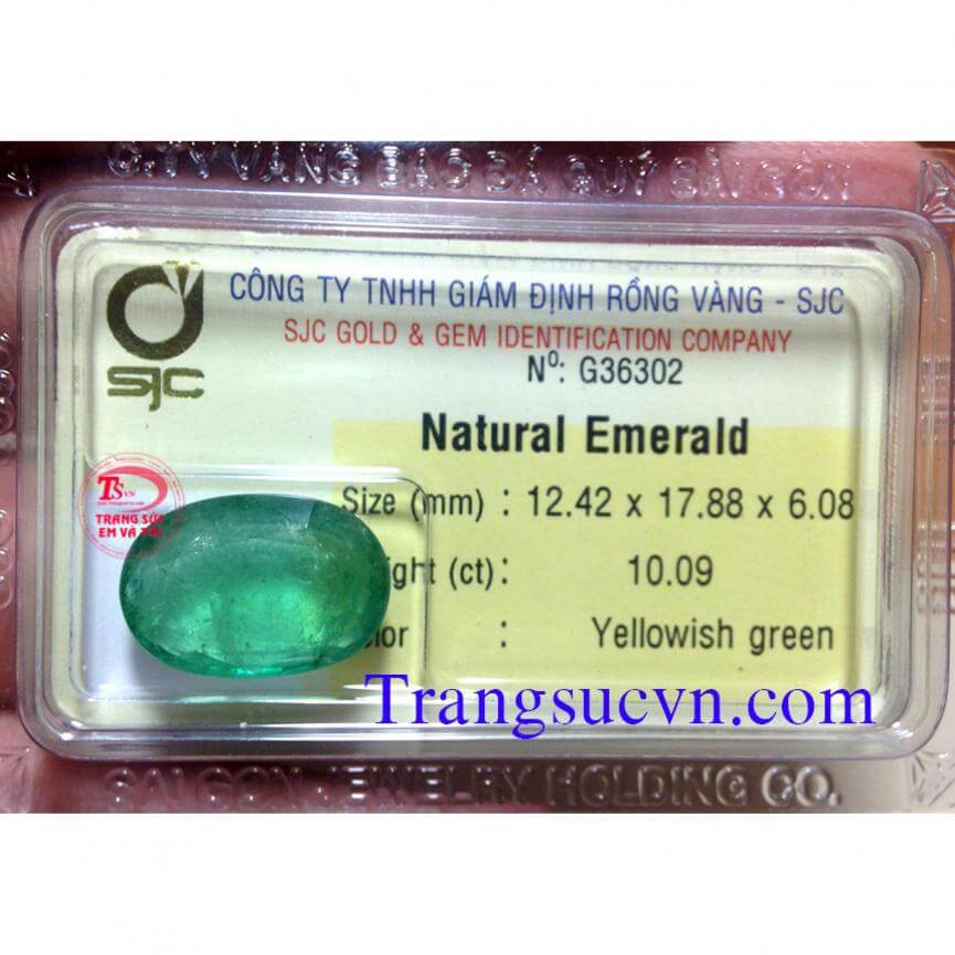 Emerald thiên nhiên 10 Carat