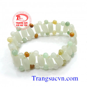 Chuỗi hạt Ngọc Jadeite thiên nhiên