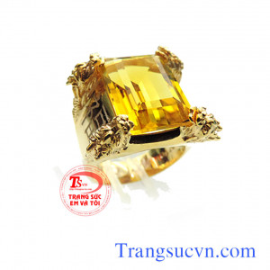 Nhẫn thạch anh vàng nam với nhiều thiết kế nhẫn nam đa dạng và phong phú