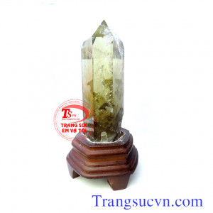 Trụ thạch anh vàng tự nhiên