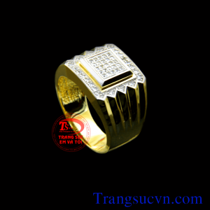 Nhẫn nam kim cương nhỏ cho nam cũng rất hay khi mình đeo được kim cương nhưng không tốn kém tiền trong thời buổi này