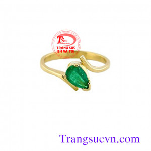 nhan,nu, emerald,nhan nu vang,nhan nu dep,vang tay,ý 18k,nhẫn dá quý