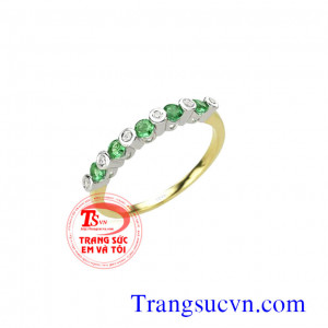 Nhẫn nữ gắn đá kết