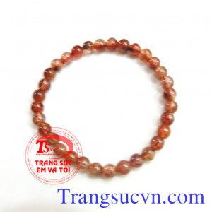 Chuỗi thạch anh tóc đỏ nhỏ