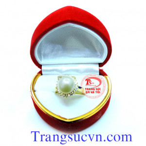 Nhẫn ngọc trai thiên nhiên