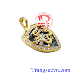 Mặt dây chuyền rồng uốn lượn