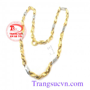 Dây chuyền vàng nam rỗng