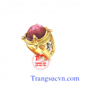 Bán và đặt Chiếc nhẫn vàng nam ruby thiên nhiên có giấy kiểm định bán toàn quốc,Uy tín, chất lượng và thanh toán an toàn tại việt nam