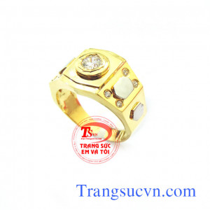 Nhẫn nam vàng, giá rẻ đẹp,nhan nam vang tay,nhan nam da quy,nhan nam vang,nhan cho nam,nhan vàng tây