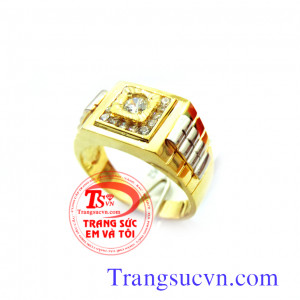 Nhẫn nam vàng kim cương nhân tạo giá tốt cho bạn dễ sở hữu chiếc nhẫn nam vàng tây đẹp cho bạn trang trọng và phong cách,Bán toàn quốc