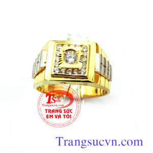 Nhẫn nam vàng kim cương nhân tạo giá tốt cho bạn dễ sở hữu chiếc nhẫn nam vàng tây đẹp cho bạn trang trọng và phong cách,Bán toàn quốc