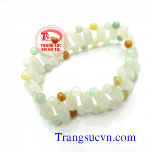 Chuỗi hạt Ngọc Jadeite thiên nhiên