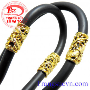 Dây cao su bọc rồng vàng đẹp