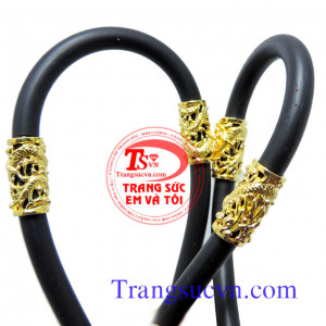 Dây cao su bọc rồng vàng đẹp
