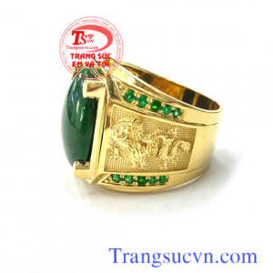 Nhẫn nam rồng phượng đẹp