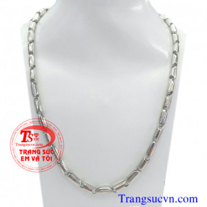 Dây chuyền vàng trắng